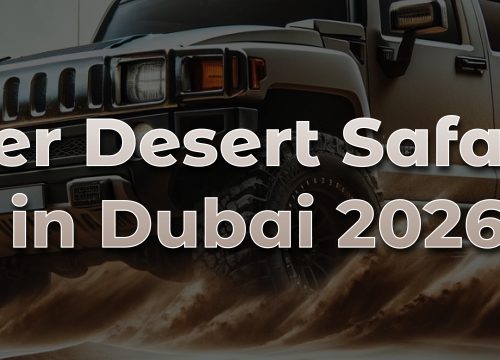 Best Hummer Desert Safari Packages in Dubai 2026